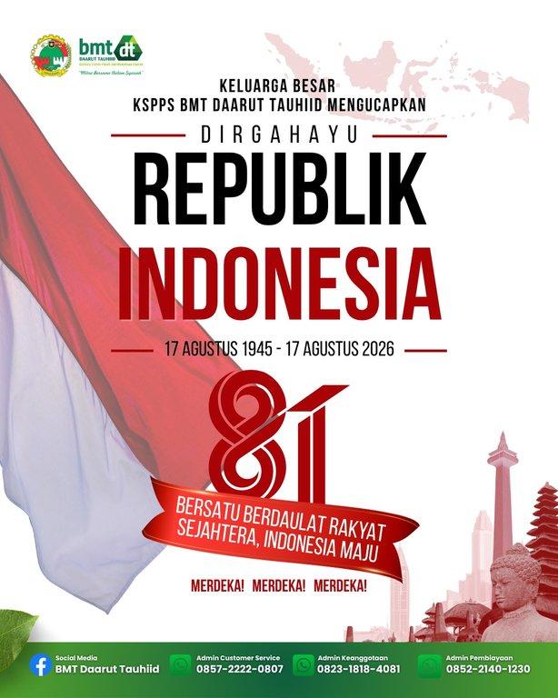 DIRGAHAYU REPUBLIK INDONESIA KE-81! - Cover Image